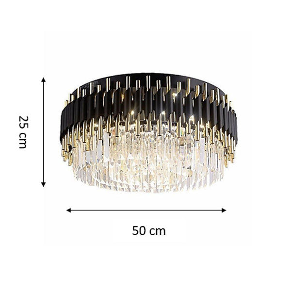 Aheila Flush Mount Crystal Chandelier