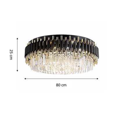 Aheila Flush Mount Crystal Chandelier