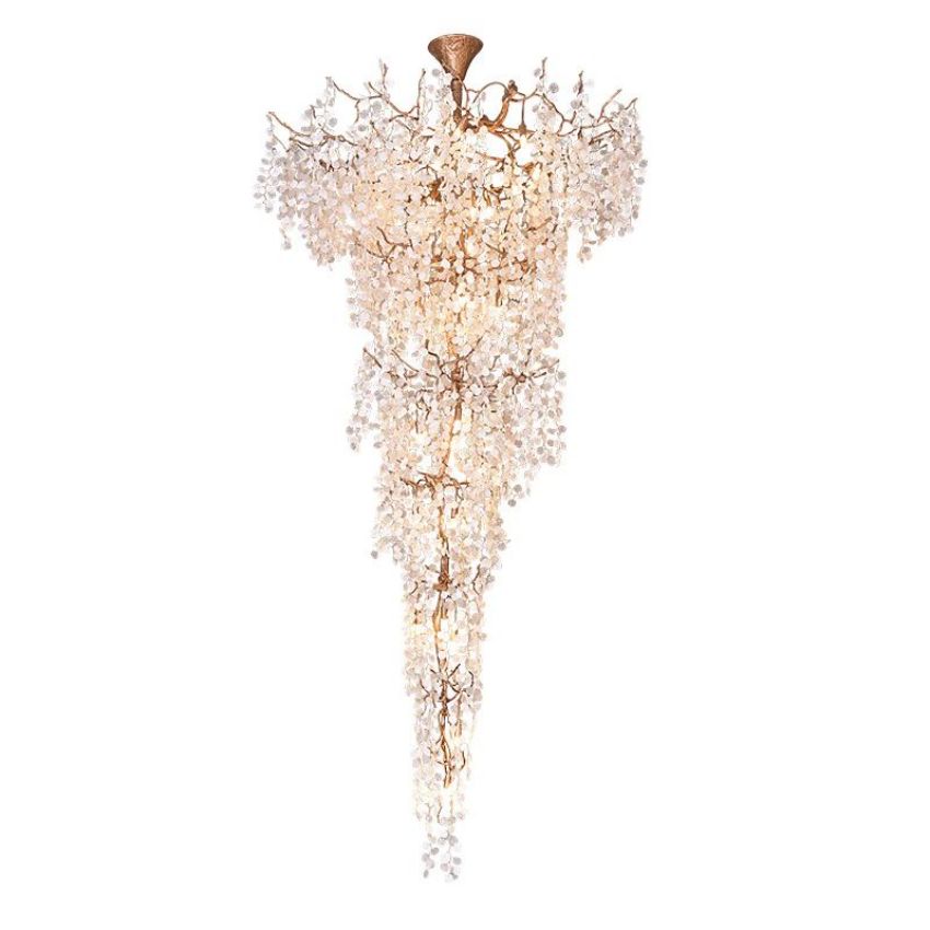 Spring Branch Chandelier For Foyer
