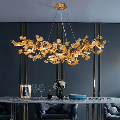 Leaf Linear Chandelier