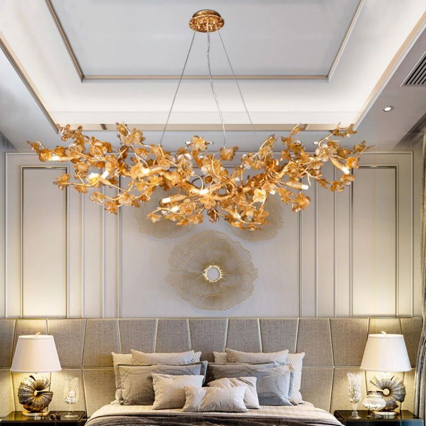 Leaf Linear Chandelier