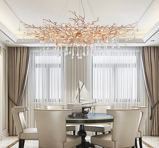 Doris Crystal  Branch Chandelier