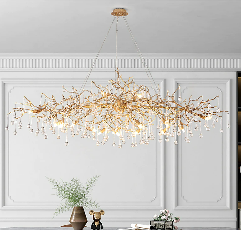 Doris Crystal  Branch Chandelier