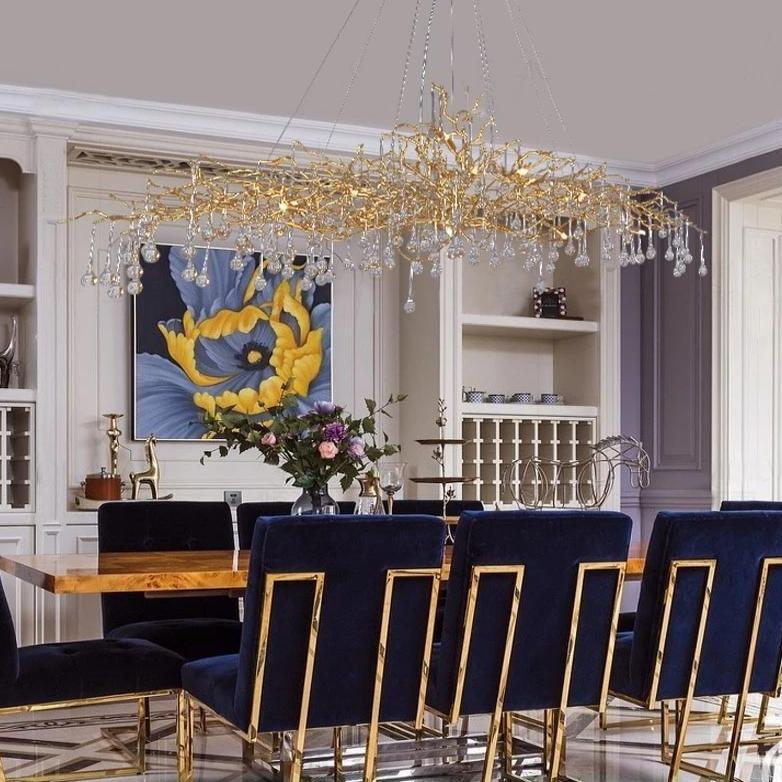 Doris Crystal  Branch Chandelier