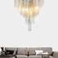 Cascading Tassel Aluminum Chain Ceiling lighting