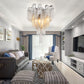 Cascading Tassel Aluminum Chain Ceiling lighting