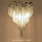 Cascading Tassel Aluminum Chain Ceiling lighting