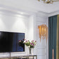 Fashionable Plated Aluminum Chain Tassel Wall Sconce Height 22.8"