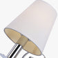 Double Lampholder Plated Aluminum Chain Tassel Wall Sconce 2 Lights