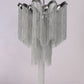 Cadena Aluminum Chain Tassel Chandelier Height 26"