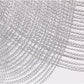 Candleholder Aluminum Chain Chandelier for Living Room