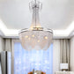 Candleholder Aluminum Chain Chandelier for Living Room