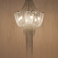 Metal Framework Aluminum Chain Tassel Chandelier For Living Room