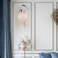 Classical Double arc Chain Tassel Wall Sconce
