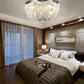 Modern Aluminum Chain Tassel Ceiling Light