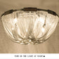 Modern Aluminum Chain Tassel Ceiling Light