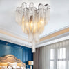 Cascading Tassel Aluminum Chain Ceiling lighting