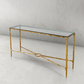 Thaddeus Rectangle Glass Console Table 60" 72"