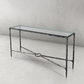 Thaddeus Rectangle Glass Console Table 60" 72"