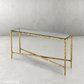 Thaddeus Rectangle Glass Console Table 60" 72"