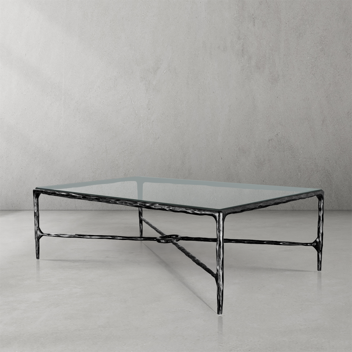 Thaddeus Rectangle Glass Coffee Table