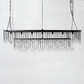 Modern Aubrey Rectangular Chandelier 47" 60"