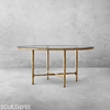 Thaddeus Glass Round Dining Table