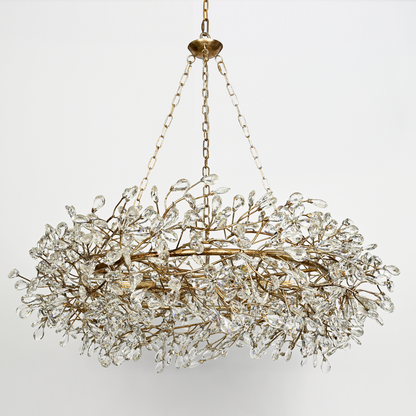 Crystal Flowers Fiore Crown Chandelier