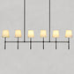 Art Fabric Lamp Shade Rhode Linear Chandelier 50" 62"