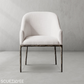 Thaddeus Slope Fabric Dining Armchair
