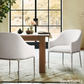 Thaddeus Slope Fabric Dining Armchair