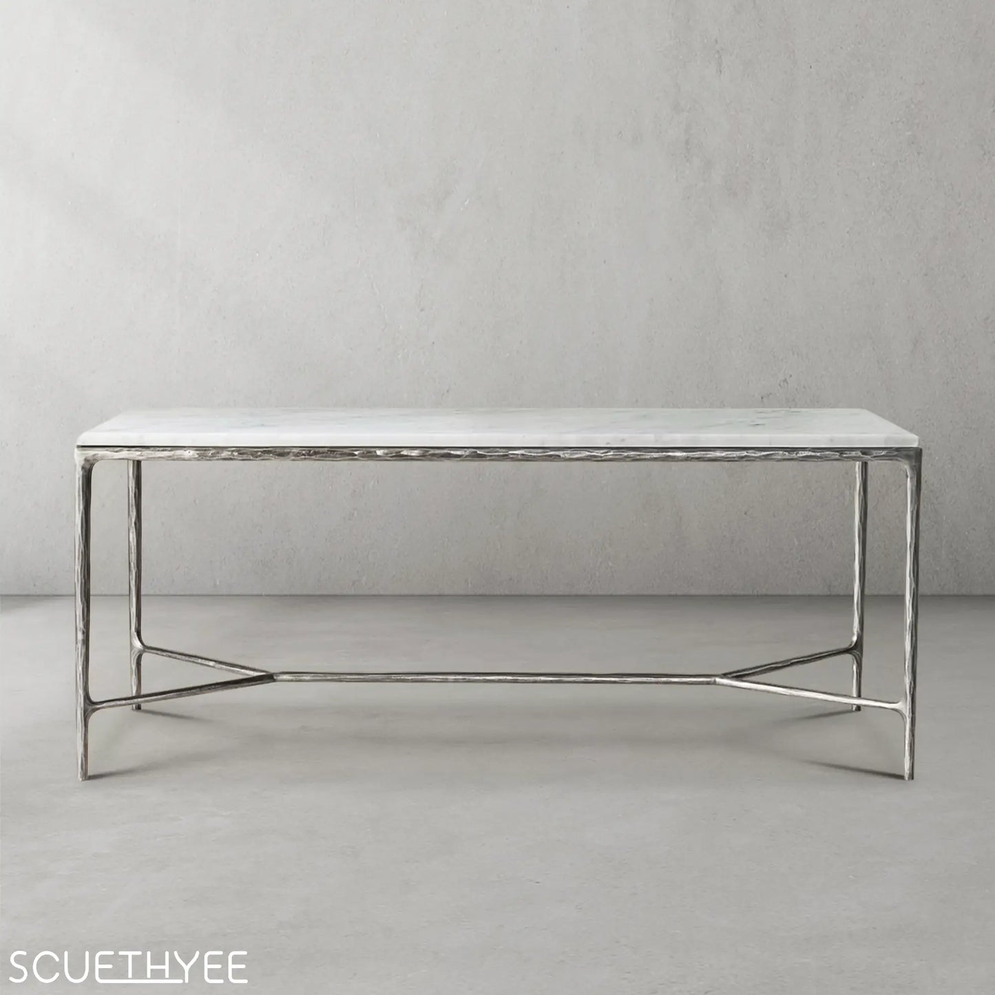 Thaddeus Rectangle Marble Desk