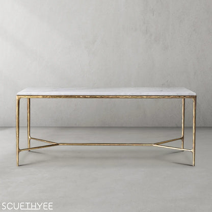 Thaddeus Rectangle Marble Desk