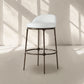 Thaddeus Leather Bar Swivel Counter Stool & Barstool