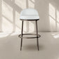 Thaddeus Leather Bar Swivel Counter Stool & Barstool