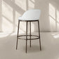 Thaddeus Leather Bar Swivel Counter Stool & Barstool