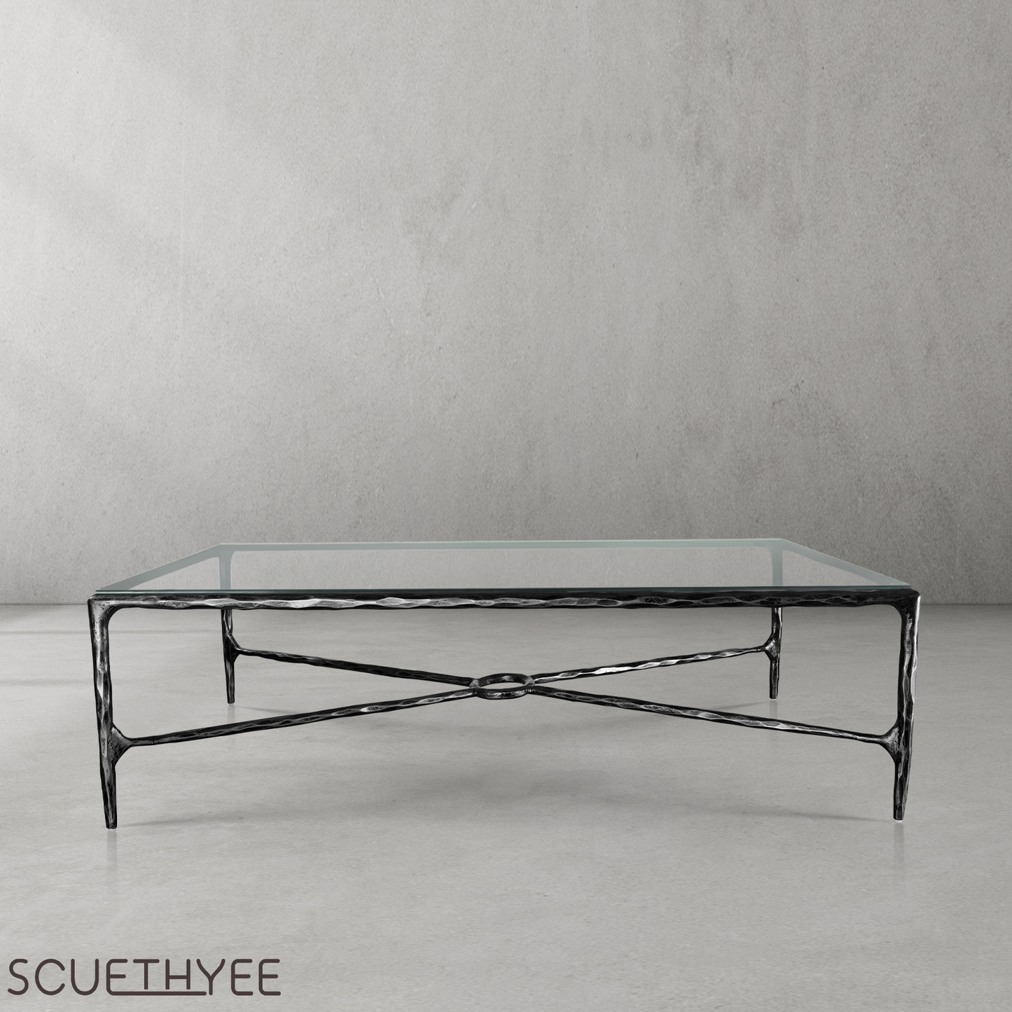 Thaddeus Rectangle Glass Coffee Table