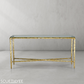 Thaddeus Rectangle Glass Console Table 60" 72"