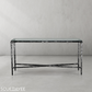 Thaddeus Rectangle Glass Console Table 60" 72"
